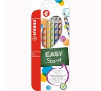 STABILO Colouring Pencil EASYcolors - Right Handed - Wallet of 6 - Assorted Colours
