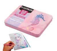 Color Pencils - Soft Core Artist Set, Smooth Shade Pencils | Blendable Creative Illustration Sketchs Kit With Kid Adult Book Doodle Project Craft Practice Drawing Classroom Studio Coloring