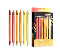 Color Pens Fine Point | 6 Colors Washable Retractable Smooth Writing 0.7mm | Fine Point Color Pens - for Note Taking Watercolor Painting Artistic Sketching Comic Storyboarding