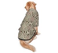 Color Petoskey Stone Print Dog Hoodie For Medium To Large Dogs, Warm, Soft, Breathable Sweatshirt, Easy To Wear Jumper For Winter And Fall, Pet Coat Pullover