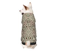 Color Petoskey Stone Print Dog Hoodie For Small Dogs, Warm, Soft, And Breathable Sweatshirt, Easy To Wear Jumper, Pet Winter Weather Coat Pullover