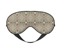 Color Petoskey Stone Printing Reversible Design Sleep Mask, Ideal for Camping, Meditation & Shifts, Snug Fit,No Light Leakage