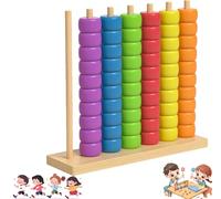Color Pile Up Challenge,Color Stack Challenge Game,Family Board Game - Quick Thinking Stacking Challenge, 2-4 Players, Travel-Friendly Party Game for Games Night (A)