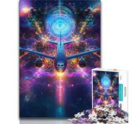 Color Plane 1000 Piece Jigsaw Puzzle for Adults And Teenagers,Fun Games Every Piece Is Unique - Challenging Family Fun Game (38x26cm)