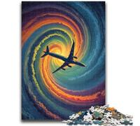 Color Plane 1000 Pieces Jigsaw Puzzle for Adults& Teens,Challenging Family Activity Games DIY Toy for Home Wall Decor Gifts (50x75cm)