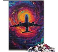 Color Plane Jigsaw Puzzles for Adults Teenagers Jigsaws Puzzle, Staycation Kill Time Birthday Present, Gifts, Wall Art for 14+ (26x38cm)