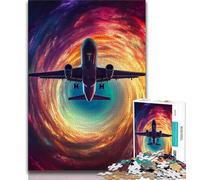 Color Plane Jigsaw Puzzles for Teenagers 1000 Jigsaws,Challenging Game And Family Play Wall Decoration Unique Birthday And Xmas Gifts (38x26cm)