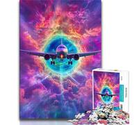 Color Plane Jigsaw Puzzles for Teenagers 1000 Piece Puzzle,Decompressing Intellectual Educational Toy Perfect Decoration (75x50cm)