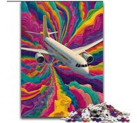 Color Plane Puzzles 1000 Pieces for Adults, Family Entertainment Toys Is Ideal As A Gift for The Whole Family 26x38cm