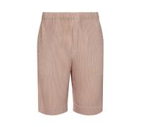 Color Pleats 2 Shorts - male - Issey Miyake - Casual Shorts - Red - M - Shorts M