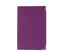Color Pop Car Document Holder - Made in France - PVC - French Papers - Grey Card Case - Driving Licence - 13.8 x 9 cm, purple, 13,8 x 9 x 0,5 cm, Classic