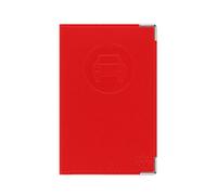 Color Pop Car Document Holder - Made in France - PVC - French Papers - Grey Card Case - Driving Licence - 13.8 x 9 cm, Red, 13,8 x 9 x 0,5 cm, Classic