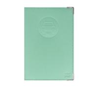 Color Pop Car Document Holder - Made in France - PVC - French Papers - Grey Card Case - Driving Licence - 15 x 10.2 cm, Vertdeau, 15 x 10,2 x 0,5 cm, Classic