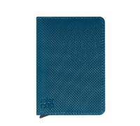 Color Pop Card Holder (6) Anti-RFID - Metal + Silver PVC Cover - Credit Card Protection - Credit Card Security - 9.7 x 6 cm, petrol, 9,7x6x1,5cm, Metal multi-card case