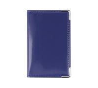 Color Pop - Card Holder - Made in France - Varnished PVC - Credit Cards, Loyalty Cards, Business Cards 10.5 x 6.8 cm (Indigo)