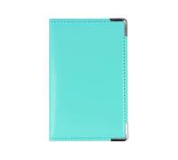 Color Pop - Card Holder - Made in France - Varnished PVC - Credit Cards, Loyalty Cards, Business Cards 10.5 x 6.8 cm (Sea Green)