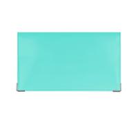 Color Pop Checkbook Case - French Made - Cheque Book / Credit Card / Miscellaneous Papers (Sea Green)