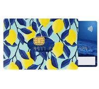 Color Pop Provence Collection Hard Case with 1 Card - Printed PVC - 6 x 9.2 cm - Made in France in Loire Atlantique - Printed, Print, Small