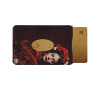 Color Pop Rigid Card Holder Anti-RFID, Bank Protection, PVC, 9.2 x 6 x 0.5 cm, Made in France, Latina, 6 x 9,1 x 0,4 cm, Classic
