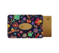Color Pop Rigid Card Holder Anti-RFID, Bank Protection, PVC, 9.2 x 6 x 0.5 cm, Made in France, Sombrero, 6 x 9,1 x 0,4 cm, Classic