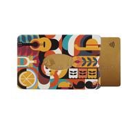 Color Pop Rigid Card Holder Anti-RFID, Bank Protection, PVC, 9.2 x 6 x 0.5 cm, Made in France, Tucan, 6 x 9,1 x 0,4 cm, Classic