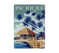 Color Pop World Collection Passport Protector - Made in France - Printed PVC - 13.5 x 9.5 cm, Pacific, 13,5 x 9,5 x 0,6 cm, Contemporary