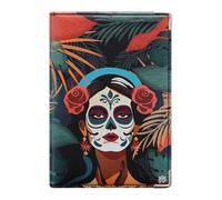 Color Pop Your Papers Car Paper Holder, PVC, Latino, Velvet Protection, 15.5 x 10.5 x 0.5 cm, Made in France, Catrina, 15,4 x 15 x 0,2 cm
