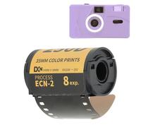 Color Print Film, 35mm Camera Film Wide Exposure Range ECN 2 Process Capture Memories Anytime Camera Photo Accessories for 135 Camera (8 Sheet)