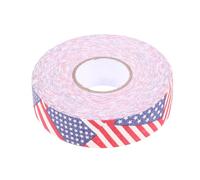 Color Printed Hockey Stick Tape Stars and Stripes Pattern | Cotton PVC Build, Anti-slip Wear Reduction, for Blade Wrapping in Wet Rink Practice Sessions