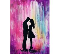 Color Puzzle 1500 Pieces, Paper Puzzles, Puzzle for Adults and Children 12 Years, DIY Large Puzzle Mats, Premium Quality Classic Paper Jigsaw, Home Wall Decor or as a Gift Couple 57x87cm