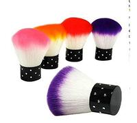 Color Random Mini Rhinestones Cosmetic Nail Art Dust Remover Face Brush Uv Gel N
