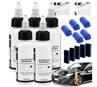 Color Restorer, Odeiun Car Scratch Repair Wax, Odeiun Car Scratch Remover & Wax Polish, Multi-Effect Protection, Mark Repair for All Vehicles (5 Pcs)