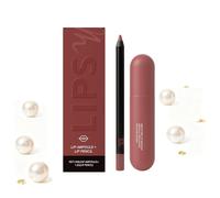 Color-Rich Lip Ampoule & Liner Set, Long-Lasting Moisturizing Lip Oil, Hydrating Lip Duo for Soft Smooth Lips, Glossy Lipstick & Lip Liner, Non-Stick Cup Formula (F)
