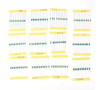 Color Ring Inductor Kit 120Pcs 12 Values 1UH to 1MH 1/4W Durable Lightweight Electronic Components for Circuit Board Projects DIY Electronics Repair