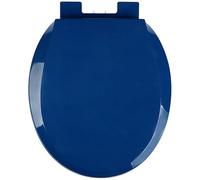 Color Round 16.9in x 14.2in,Quiet No-Slamming Loo Seats with Slow Close Toilet Lid,Easy Installation Stay Clean,O-Shaped Durable Polypropylene Material WC Seat