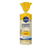 Color Scents 40 MEDIUM TRASH BAGS 8 Gallon | 30.2 L VANILLA FLOWER SCENT Twist Tie
