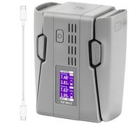 Color Screen Battery Charger for DJI NEO 2, Charging Hub for Accessories | Supports Flip Parallel Charging. Serves As Battery Maintenance Device With Clear Color Screen for Charging Status.