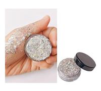 Color Sequins Makeup Eye Shadow (Silver)