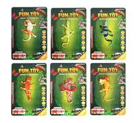 Color Shift Lizard Toys - 6 Pack Animal Figurines, Classroom Reward Prizes, Party Favors | Temperature Reactive Reptile Figures For Boys Girls Kids Ages 3+ Home School Learning Center Science Play