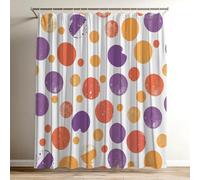 Color Shower Curtain Waterproof Garden Shower Curtain with Hooks, 3D HD Polyester Waterproof Decoration with 12 Hooks Durable and Washable, Element Large Bathroom Curtains 120cm x 150cm for Tub Wy-115