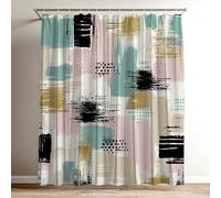 Color Shower Curtain Waterproof Garden Shower Curtain with Hooks, 3D HD Polyester Waterproof Decoration with 12 Hooks Durable and Washable, Element Large Bathroom Curtains 120cm x 150cm for Tub Wy-41