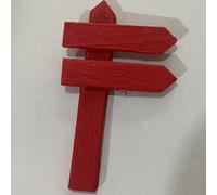 Color Signpost Doll House Garden Decoration Home Miniature Handicraft Accessories