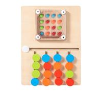 Color Slide Puzzle | Color Matching Slide Puzzle - Pattern Sliding Toy, Shape Matching Board Game Brain Teasing Fun | Shake Beads Educational Busy Game Handheld Competition Moving