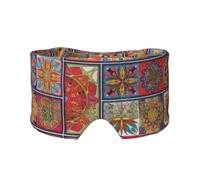 Color Small Flowwer Pattern Print Eye and Ear Muffs Blackout Sleeping Noise Blocking Ear for Adults Kids Men Women