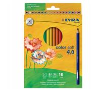 Color Soft 4.0 Hangable Crayons 18 Colors Top Quality