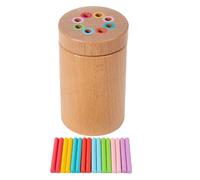 Color Sorting - Sorting Sticks And Cup, Interactive Educational Toy, Sturdy Construction | Developmental Fine Motor Skills Sensory Learning Matching Game Ages 1-3 Early L