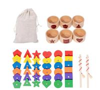 Color Sorting Toy,Magnetic Wooden Sorting Cup - Shape and Colour Matching Game | Magnetic Wooden Sorting Cup Matching Fine Motor Skills Learning For Children From 3 Years Classroom Activity Ve