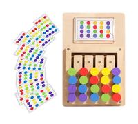Color Sorting Toys - Cognitive Stimulation Tool, Color Slide Puzzle Learning Board | Slide Logic Puzzles Game For Elderly Teens Kids Road Trip Holiday Home Outdoor Travel