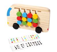 Color Sorting Toys - Color Shape Educational Toy - Intelligence Boost Activity - for 3+ Years Old Boys Girls Home Classroom Kindergarten Playroom Travel Birthday Christmas