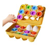 Color Sorting Toys - Interactive Shape Sorter Toys, Matching Eggs Sorting